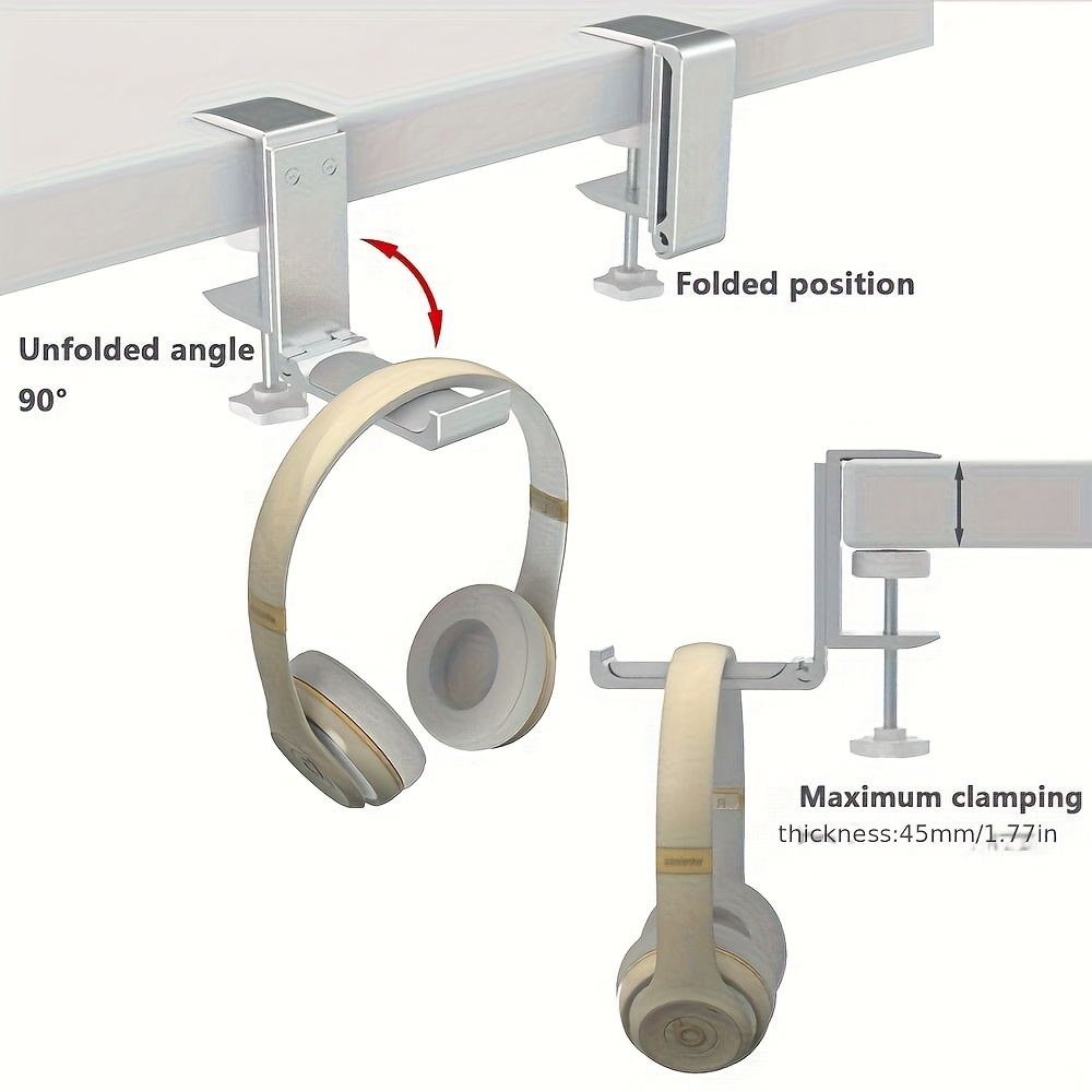 Volledig aluminium opvouwbare  - Headphone Stand Desk recensie en prijs