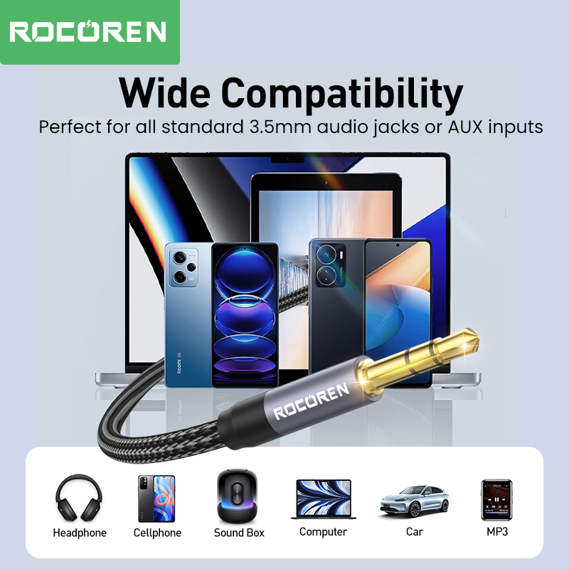 Rocoren 3.5 Mm Jack Audio Kabe - Cable Extension 3.5 recensie en prijs