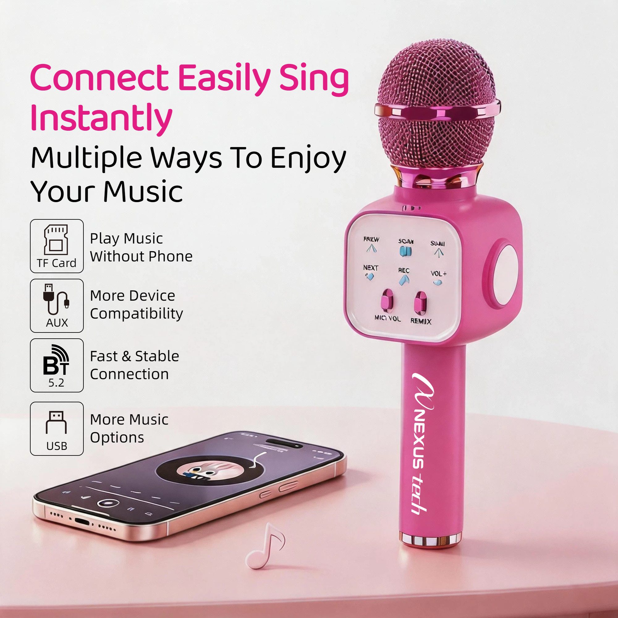 Draadloze Bluetooth 5.2 Karaok - Shure Mic Sm58 recensie en prijs